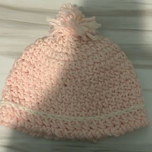 Handmade Knitted Pom Pom Hat